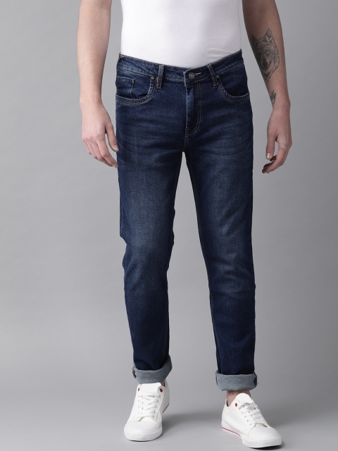 

Blackberrys Men Navy Blue Yonk Skinny Fit Low-Rise Clean Look Stretchable Jeans