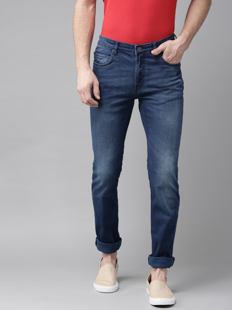 

Blackberrys Men Blue Skinny Fit Mid-Rise Clean Look Stretchable Jeans