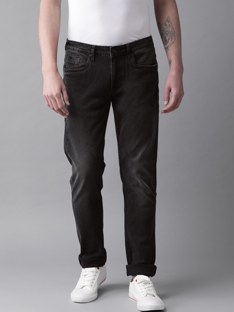 

Blackberrys Men Black Buff Slim Fit Low-Rise Clean Look Stretchable Jeans