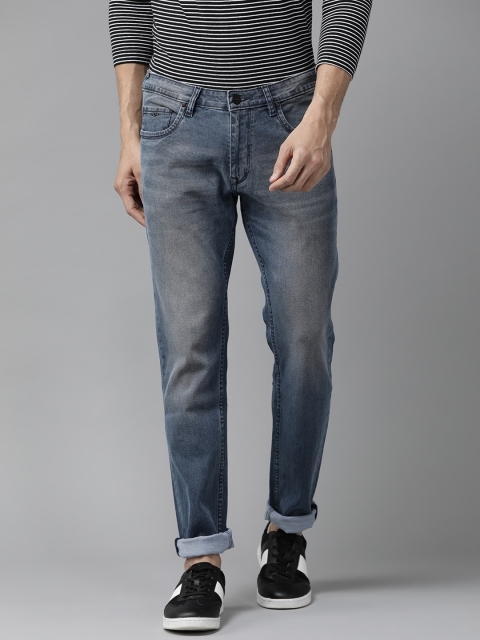 

Blackberrys Men Navy Blue Slim Fit Low-Rise Clean Look Stretchable Jeans