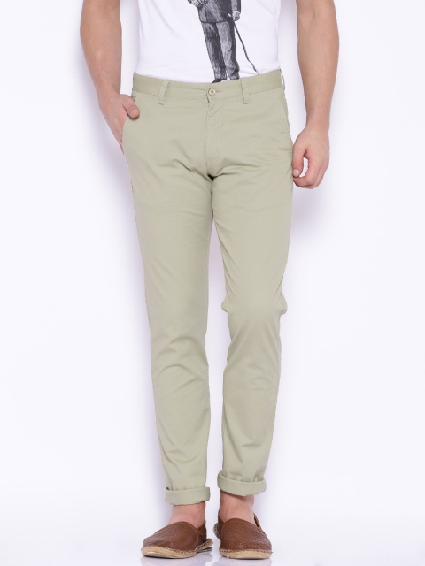 

IZOD Beige Slim Chino Trousers