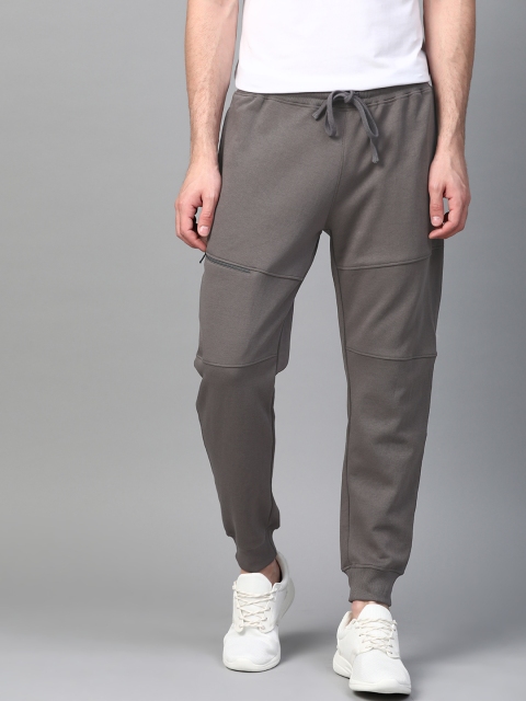 

Mast & Harbour Men Taupe Solid Joggers