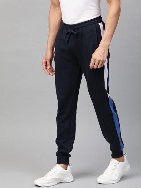 

Mast & Harbour Men Navy Blue Solid Joggers