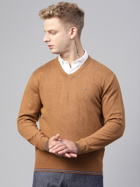 

Blackberrys Men Brown Solid Sweater