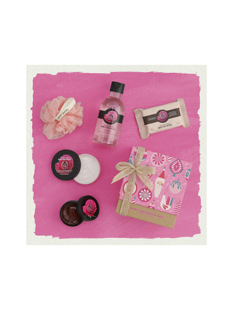 

The Body Shop Petal-Soft British Rose Festive Gift Set, Pink