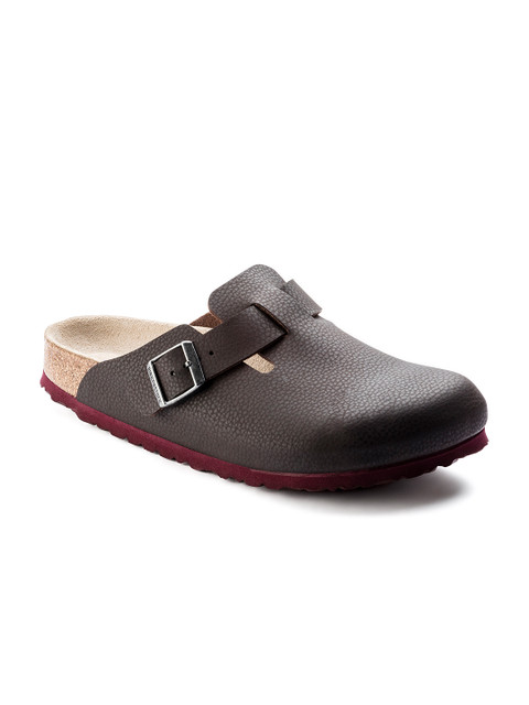 

Birkenstock Men Brown Boston Birko Flor Solid Regular Width Clogs