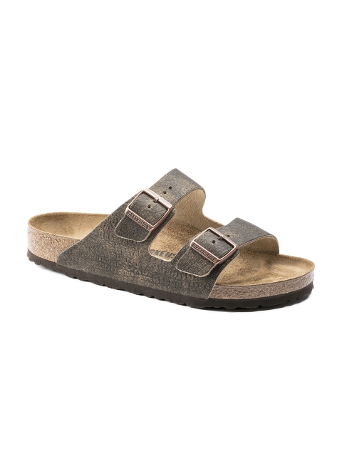 

Birkenstock Men Brown Arizona Natural Leather Regular Width Comfort Sandals