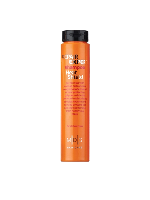 

MADES Unisex Hair Care Repair Expert Heat Shield Shampoo 250 ml, Orange