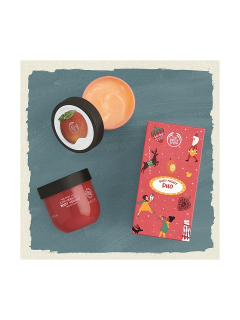 

THE BODY SHOP Unisex Red Strawberry & Mango Body Yogurt Bath and Body Gift Set