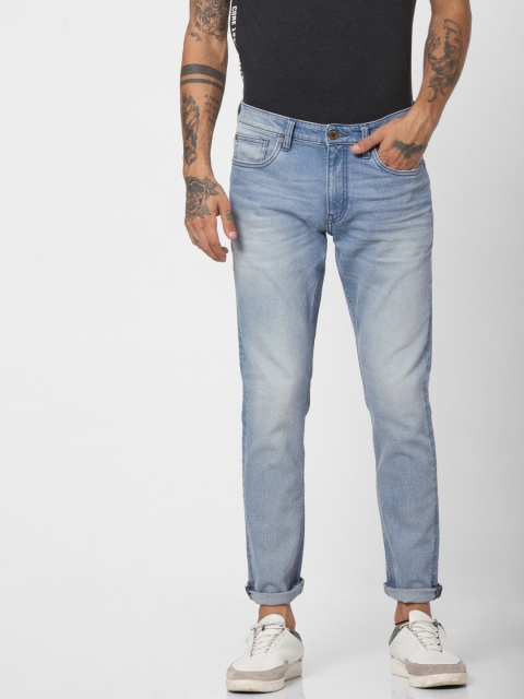 

Jack & Jones Men Blue Glenn Slim Fit Low-Rise Clean Look Stretchable Jeans