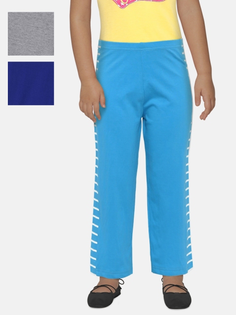 

Lil Orchids Girls Pack of 3 Track Pants, Grey