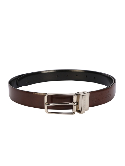 

Van Heusen Men Black & Brown Solid Reversible Leather Belt