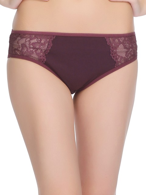 

Clovia Women Purple Bikini Briefs PN0444P15