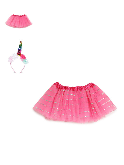 

Toniq Kids Set of Hairband & Skirt, Multi