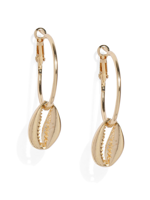 

ToniQ Gold-Toned Circular Hoop Earrings