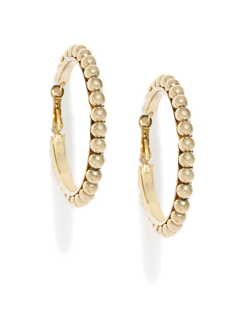 

ToniQ Gold-Toned Circular Hoop Earrings