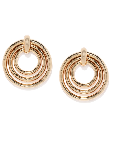

ToniQ Gold-Toned Circular Studs