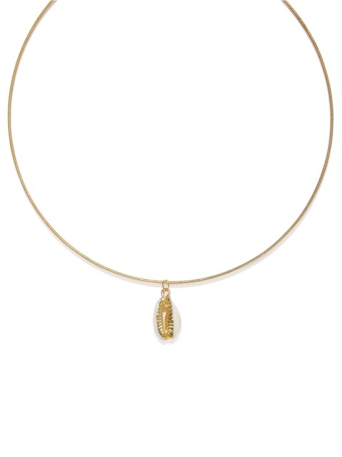 

ToniQ Women Gold-Toned Alloy Shell Necklace