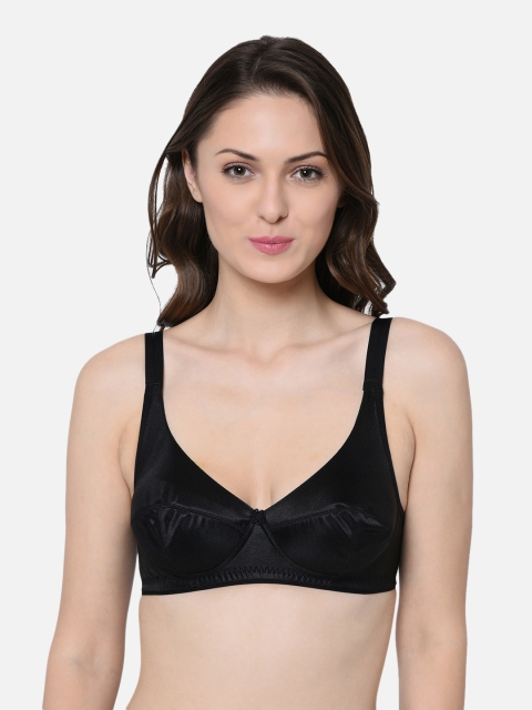 

Da Intimo Black Non-Padded Non-Wired Everyday Bra DI-743-R19