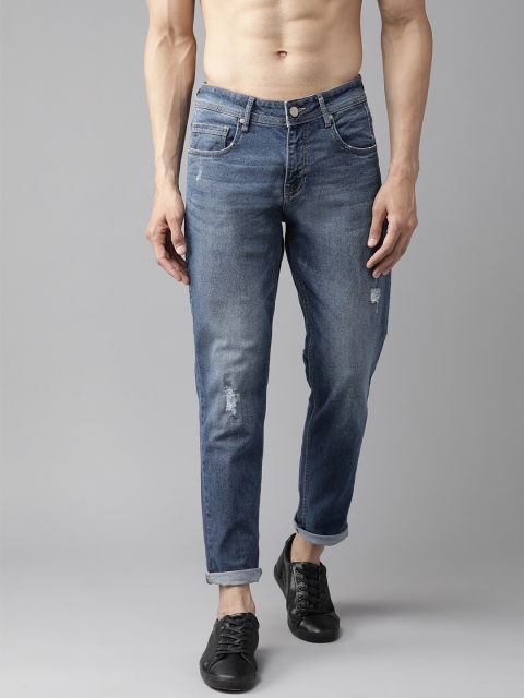 

Roadster Men Blue Slim Fit Mid-Rise Low Distress Stretchable Jeans