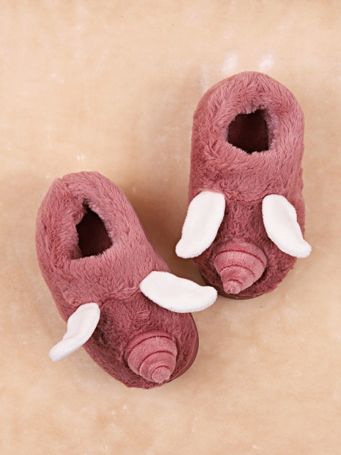 

Walktrendy Girls Pink Slip-On Sneakers