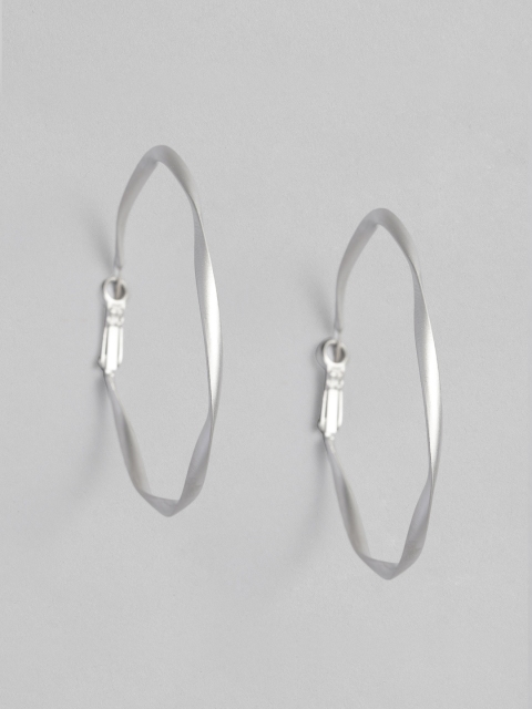 

CORSICA Grey Circular Hoop Earrings