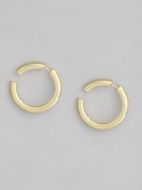 

CORSICA Gold-Toned Geometric Half Hoop Earrings