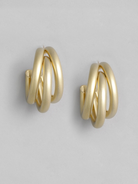 

CORSICA Gold-Toned Geometric Half Hoop Earrings