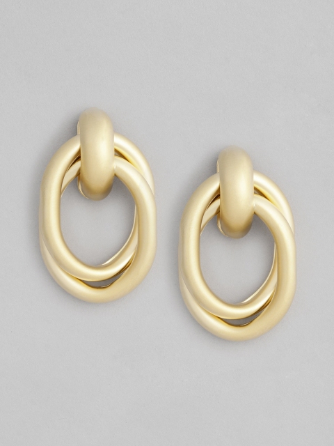

CORSICA Gold-Toned Geometric Drop Earrings