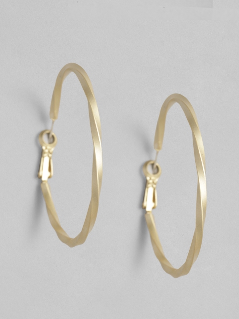 

CORSICA Gold-Toned Circular Hoop Earrings