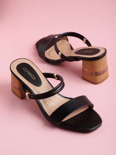 

CORSICA Women Black Solid Block Heels