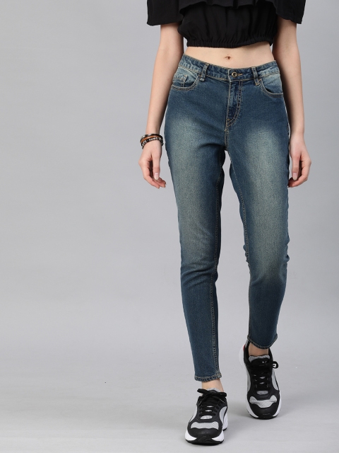

Roadster Women Blue Skinny Fit Mid-Rise Clean Look Stretchable Jeans