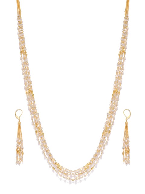 

Fida Women Gold-Toned Embellished Jewellery Set