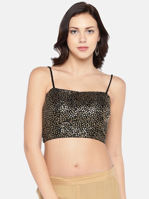 

Studio Shringaar Black Embellished Blouse