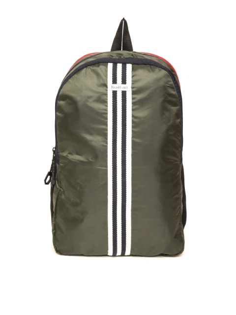 

BAD HABIT Unisex Olive Green Solid Backpack