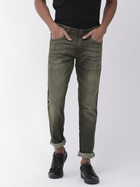 

Park Avenue Men Grey Mod Fit Mid-Rise Clean Look Stretchable Jeans