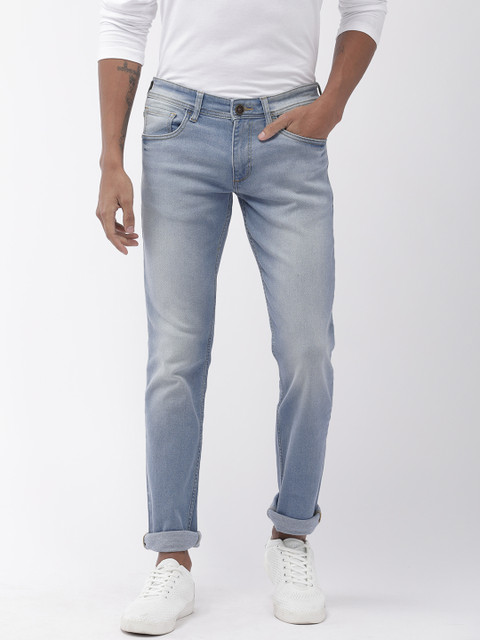 

Park Avenue Men Blue Mod Fit Mid-Rise Clean Look Stretchable Jeans