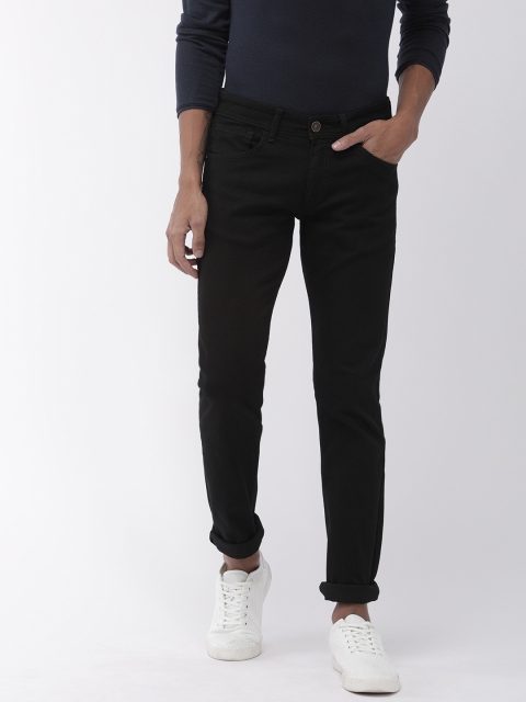 

Park Avenue Men Black Mod Fit Mid-Rise Clean Look Stretchable Jeans