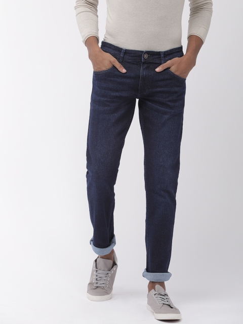 

Park Avenue Men Blue Mod Fit Mid-Rise Clean Look Stretchable Jeans