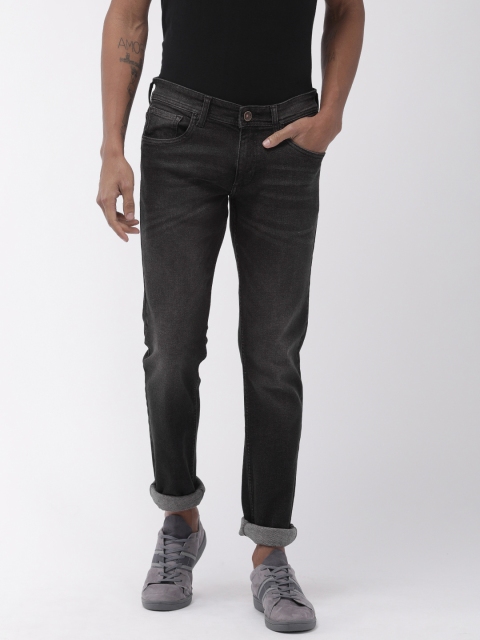 

Park Avenue Men Black Play Mod Fit Mid-Rise Clean Look Stretchable Jeans