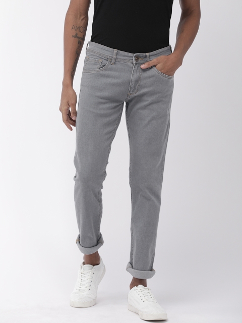 

Park Avenue Men Grey Play Mod Fit Mid-Rise Clean Look Stretchable Jeans