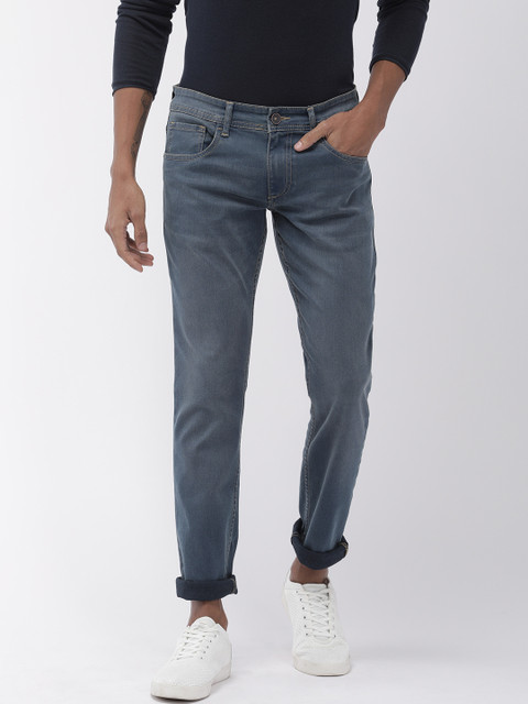 

Park Avenue Men Blue Mod Fit Mid-Rise Clean Look Stretchable Jeans