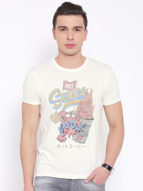 

Jack & Jones White Printed T-shirt