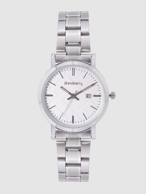 

DressBerry Women White Textured Analogue Watch MFB-PN-WTH-5739L