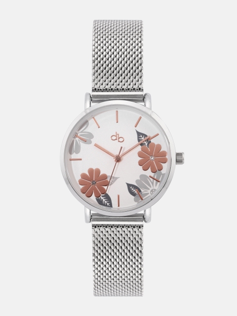 

DressBerry Women White & Silver-Toned Analogue Watch