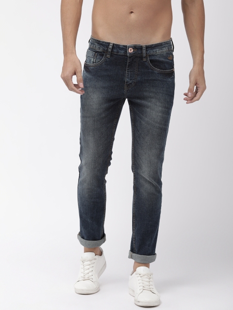 

Flying Machine Men Blue Michael Slim Tapered Fit Mid-Rise Clean Look Stretchable Jeans