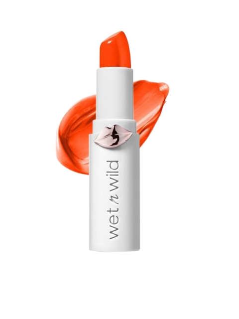 

Wet n Wild Sustainable Megalast High Shine Brilliance Lipstick - Tanger-ring the Alarm, Orange