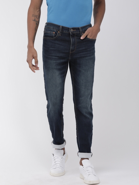 

Denizen From Levis Men Blue 288 Skinny Fit Mid-Rise Clean Look Stretchable Jeans