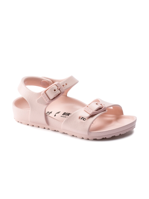 

Birkenstock Girls Pink Rio EVA Solid Open Toe Flats