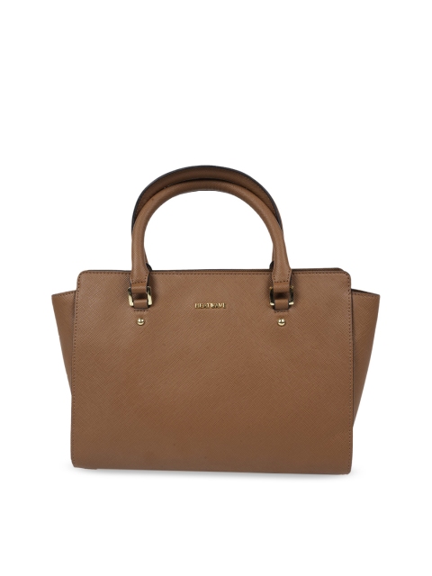 

HEATWAVE Brown Solid Handheld Bag